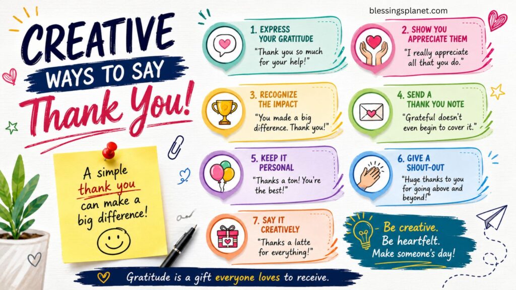 Creative Ways to Say Thank You