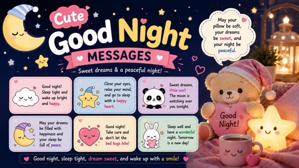 Cute Good Night Messages