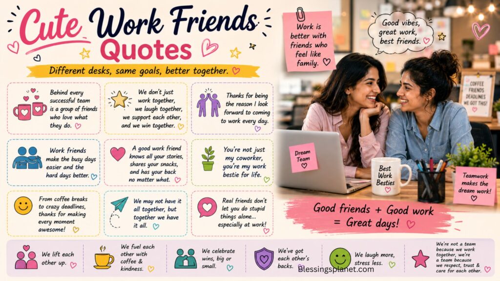 Cute Work Friends Quotes