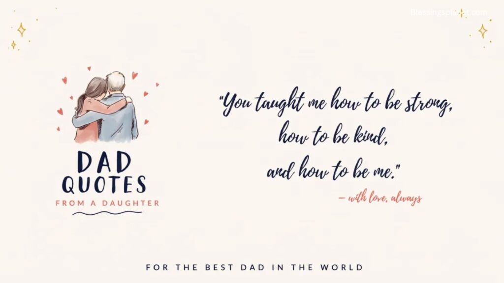 Dad Quotes from a Daughter