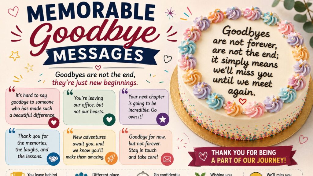 Memorable Goodbye Messages