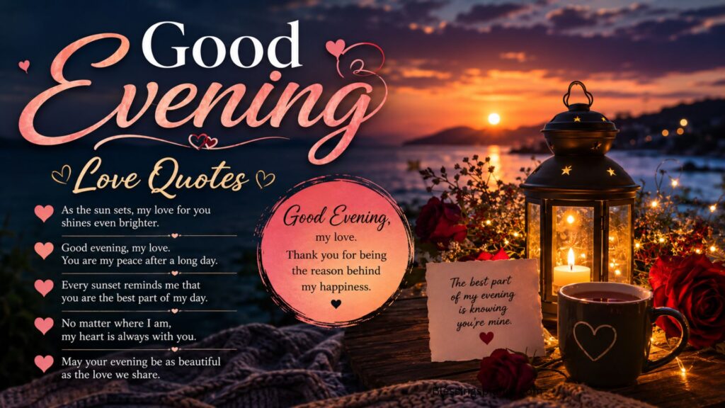 Good Evening Love Quotes