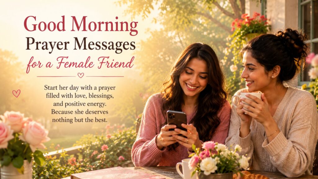 Good Morning Prayer Messages for a Female Friend