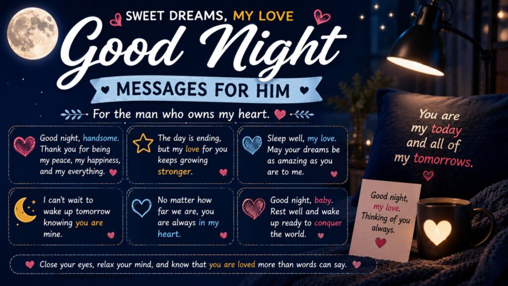 Good Night Messages for Him