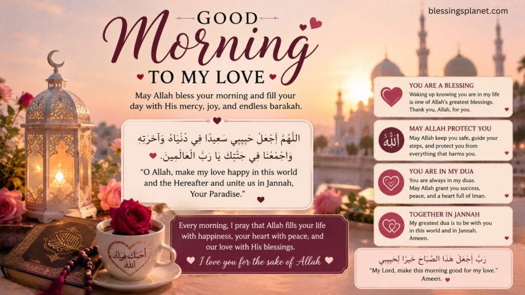 Islamic Good Morning Messages To My Love 