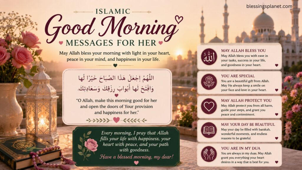 Islamic Good Morning Messages for Her 
