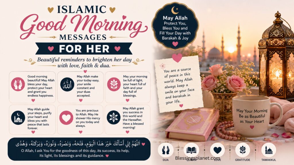Islamic Good Morning Messages for Her