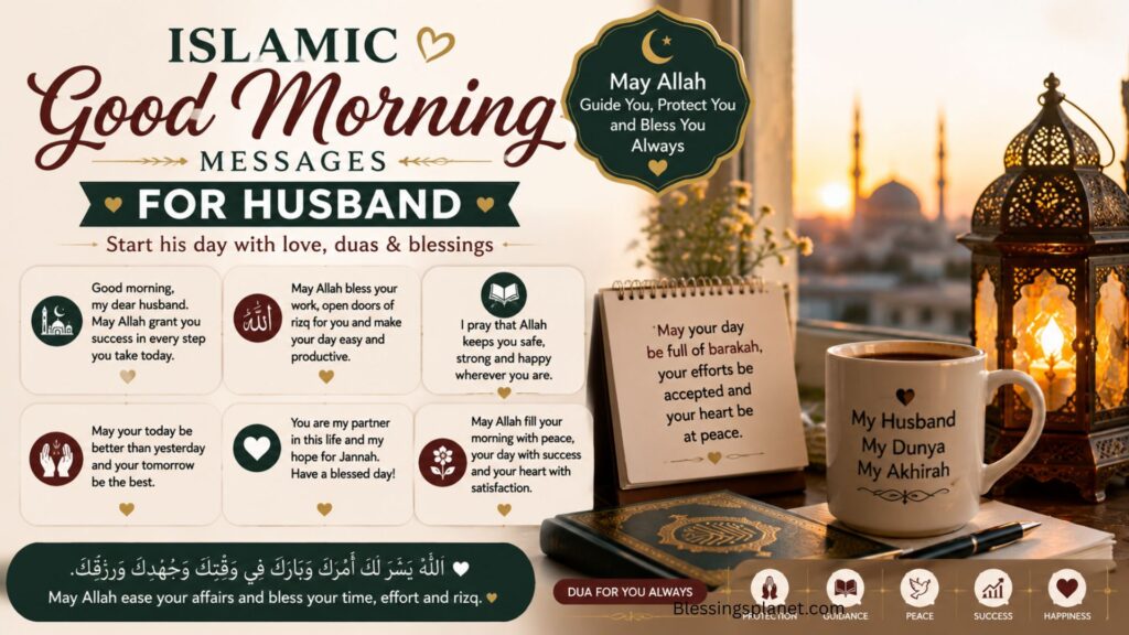 Islamic Good Morning Messages for Husband
