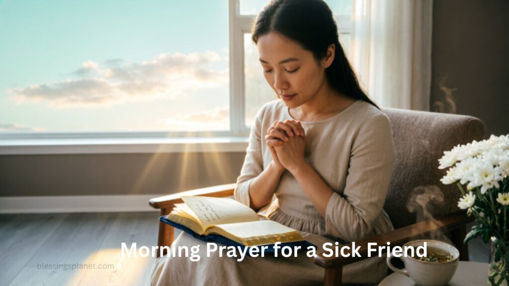 Morning Prayer for a Sick Friend