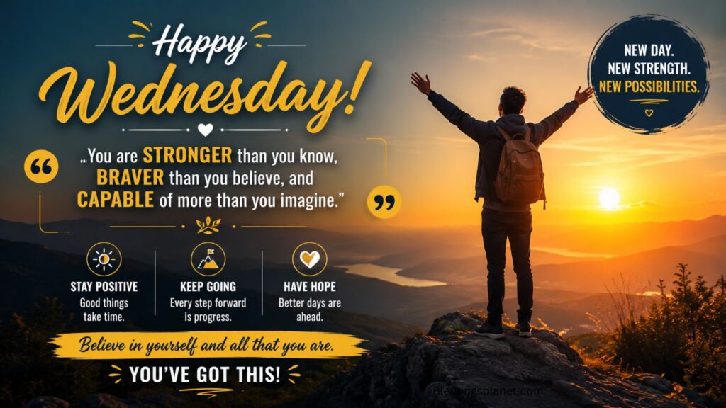 Motivational Wednesday Quotes to Inspire Strength and Hope
