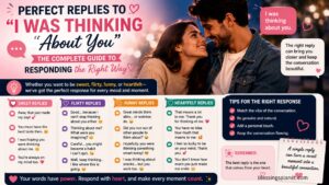 Perfect Replies to I Was Thinking About You The Complete Guide to Responding the Right Way