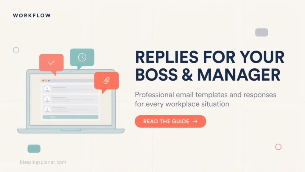 Replies for Your BossManager 