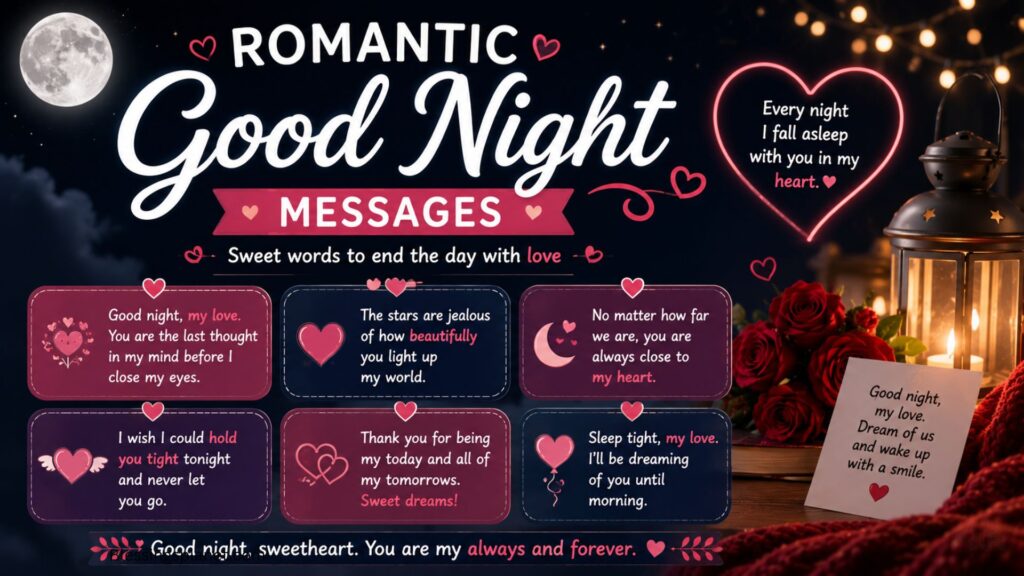 Romantic Good Night Messages
