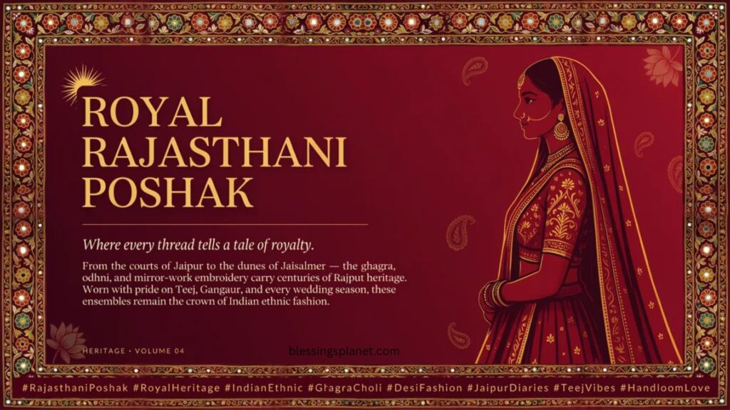 Royal Rajasthani Poshak Captions