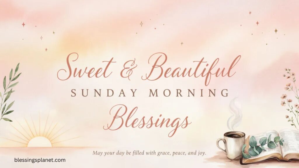 Sweet & Beautiful Sunday Morning Blessings