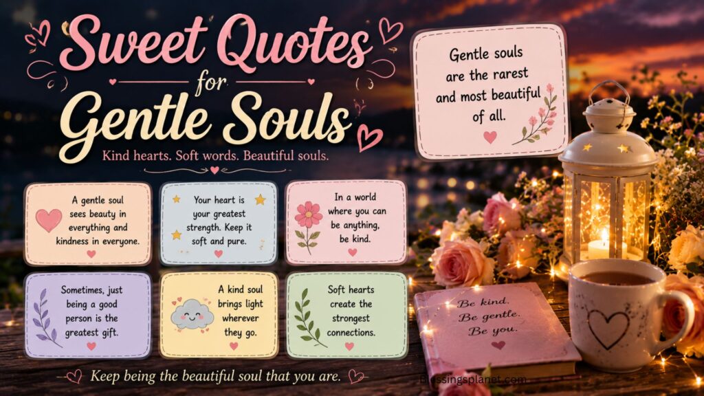 Sweet Quotes for Gentle Souls