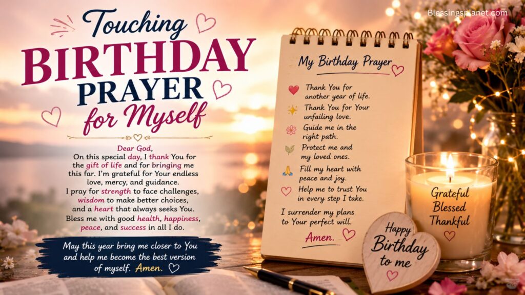 Touching Birthday Prayer for Myself