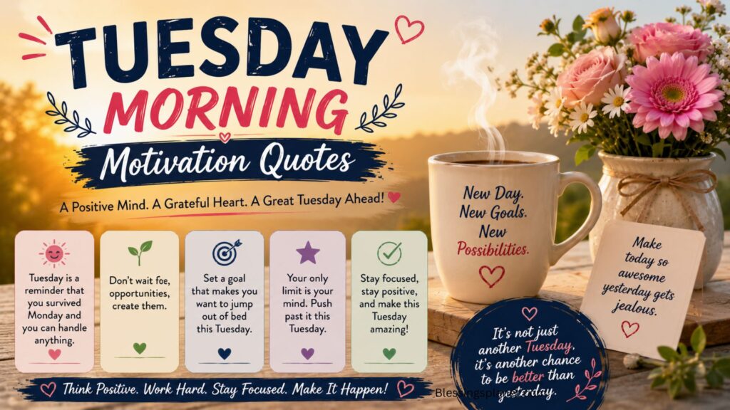 Tuesday Morning Motivation Quotes