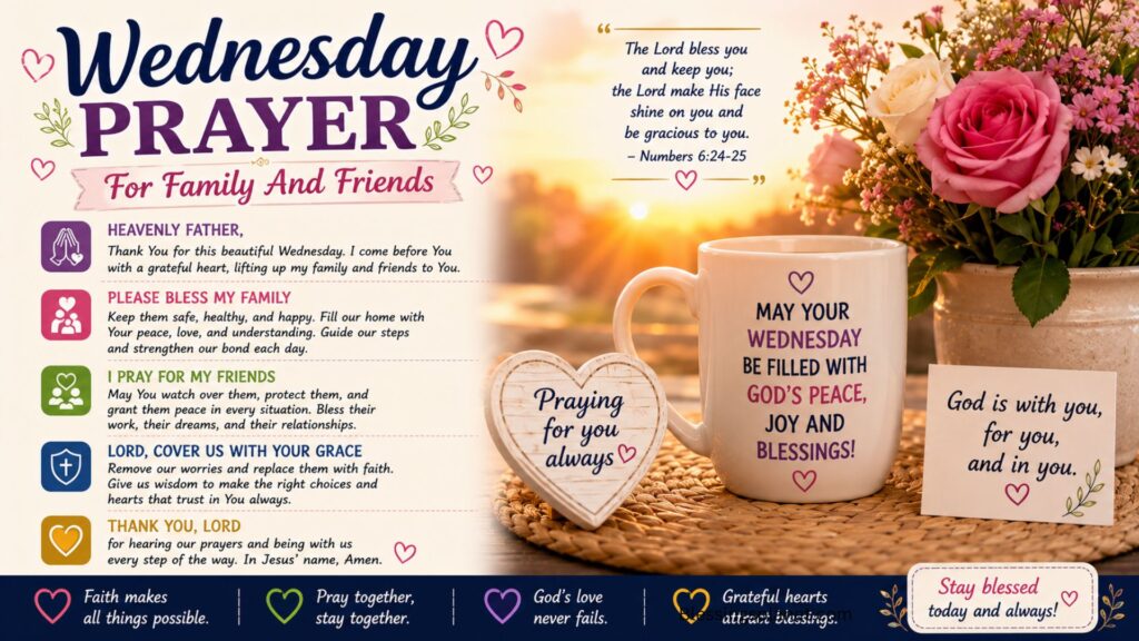 Wednesday Prayer For Family And Friends