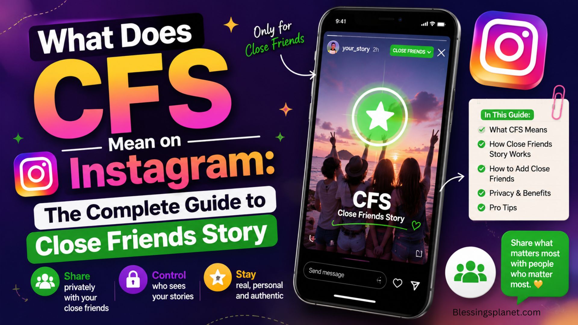 What Does CFS Mean on Instagram The Complete Guide to Close Friends Story